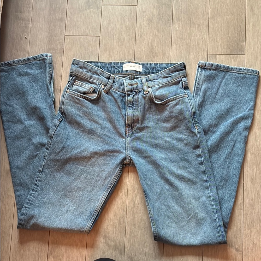 Mango women’s Blue Denim Jeans